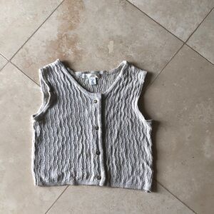 Express button down vest, size medium